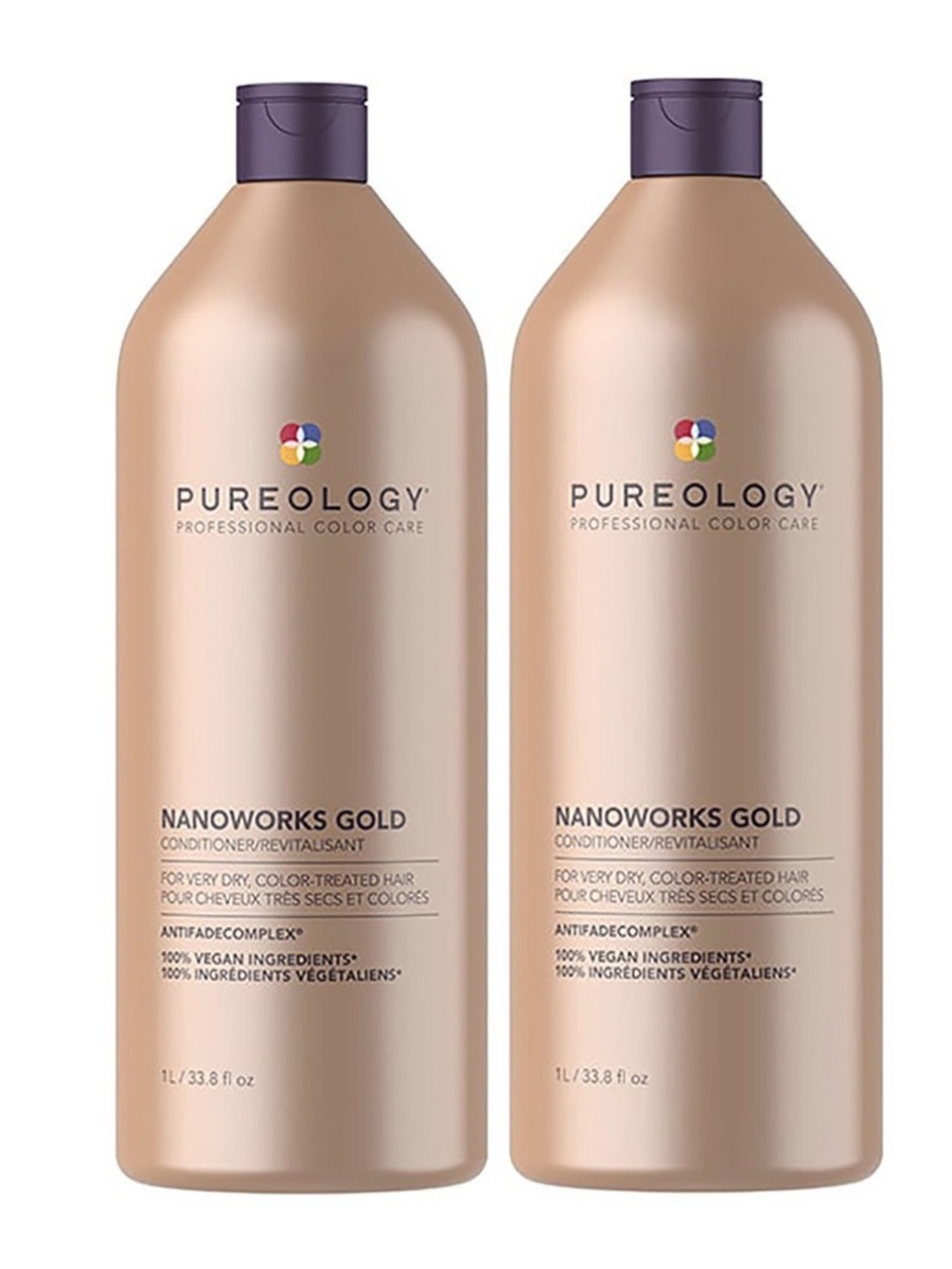 Pureology Nanoworks Gold Luxury Hair Aging Care Shampoo & Conditioner 1 Litre